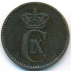 Дания, 2 эре 1881 год