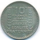 Франция, 10 франков 1948 год (AU)