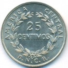 Коста-Рика, 25 сентимо 1948 год (UNC)