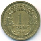 Франция, 1 франк 1938 год