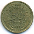 Франция, 50 сантимов 1939 год