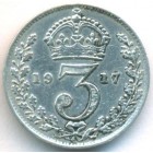 Великобритания, 3 пенса 1917 год