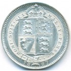 Великобритания, 1 шиллинг 1887 год (UNC)
