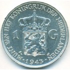 Нидерландская Восточная Индия, 1 гульден 1943 год D (UNC)