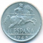 Испания, 10 сентимо 1945 год (AU)