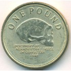 Гибралтар, 1 фунт 2008 год (UNC)