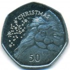 Гибралтар, 50 пенсов 2007 год (UNC)