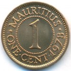 Маврикий, 1 цент 1978 год (UNC)