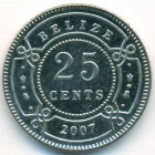 Белиз, 25 центов 2007 год (UNC)
