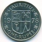 Маврикий, 1 рупия 1978 год (UNC)