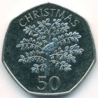 Гибралтар, 50 пенсов 2010 год (UNC)