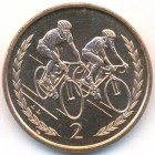 Остров Мэн, 2 пенса 1998 год (UNC)
