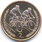 Остров Мэн, 2 пенса 1998 год (UNC)