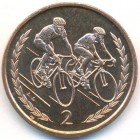Остров Мэн, 2 пенса 1998 год (UNC)