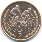 Остров Мэн, 2 пенса 1998 год (UNC)