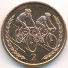 Остров Мэн, 2 пенса 1998 год (UNC)