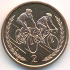 Остров Мэн, 2 пенса 1998 год (UNC)