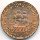 Южная Африка, 1/2 пенни 1959 год (UNC)