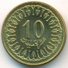 Тунис, 10 миллимов 2005 год (UNC)