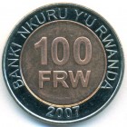 Руанда, 100 франков 2007 год (UNC)