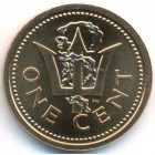 Барбадос, 1 цент 1989 год (UNC)