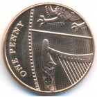 Великобритания, 1 пенни 2016 год (UNC)