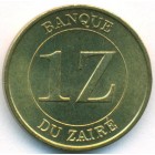 Заир, 1 заир 1987 год (UNC)