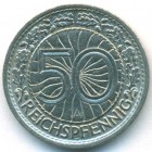 Веймарская республика, 50 рейхспфеннигов 1927 год A