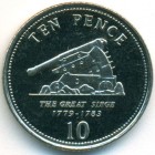 Гибралтар, 10 пенсов 2009 год (UNC)