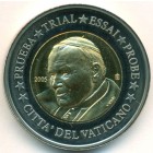 Ватикан, 2 евро 2005 год (UNC) ПРОБА