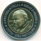 Ватикан, 2 евро 2005 год (UNC) ПРОБА