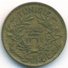 Тунис, 50 сантимов 1945 год