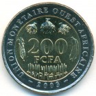 Западно-Африканские Штаты, 200 франков 2003 год (UNC)