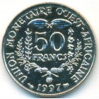 Западно-Африканские Штаты, 50 франков 1997 год (UNC)