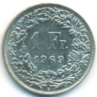 Швейцария, 1 франк 1969 год