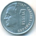 Испания, 1 песета 1989 год (UNC)