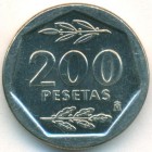Испания, 200 песет 1987 год (UNC)