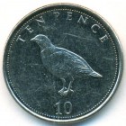 Гибралтар, 10 пенсов 2015 год (AU)