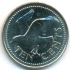 Барбадос, 10 центов 1995 год (UNC)