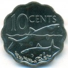 Багамские острова, 10 центов 2010 год (UNC)