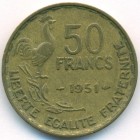 Франция, 50 франков 1951 год