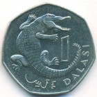 Гамбия, 1 даласи 1987 год