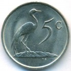 ЮАР, 5 центов 1988 год (UNC)