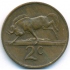 ЮАР, 2 цента 1974 год (AU)