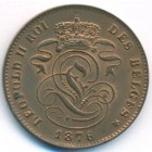 Бельгия, 2 сантима 1876 год (UNC)
