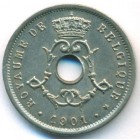 Бельгия, 5 сантимов 1901 год (UNC)