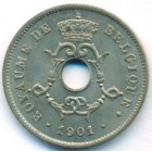 Бельгия, 10 сантимов 1901 год (UNC)