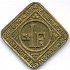 Бельгия, Гент, 1 франк 1915 год (AU) ТОКЕН