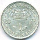 Бельгия, 20 франков 1934 год (UNC)