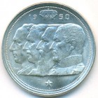 Бельгия, 100 франков 1950 год (UNC)